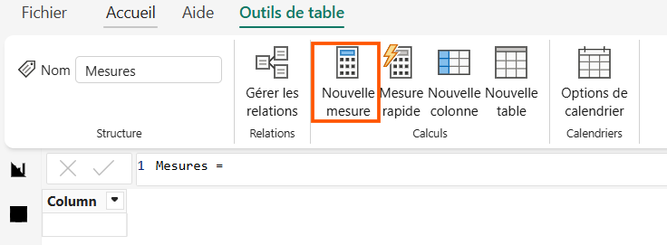 Ruban Power BI