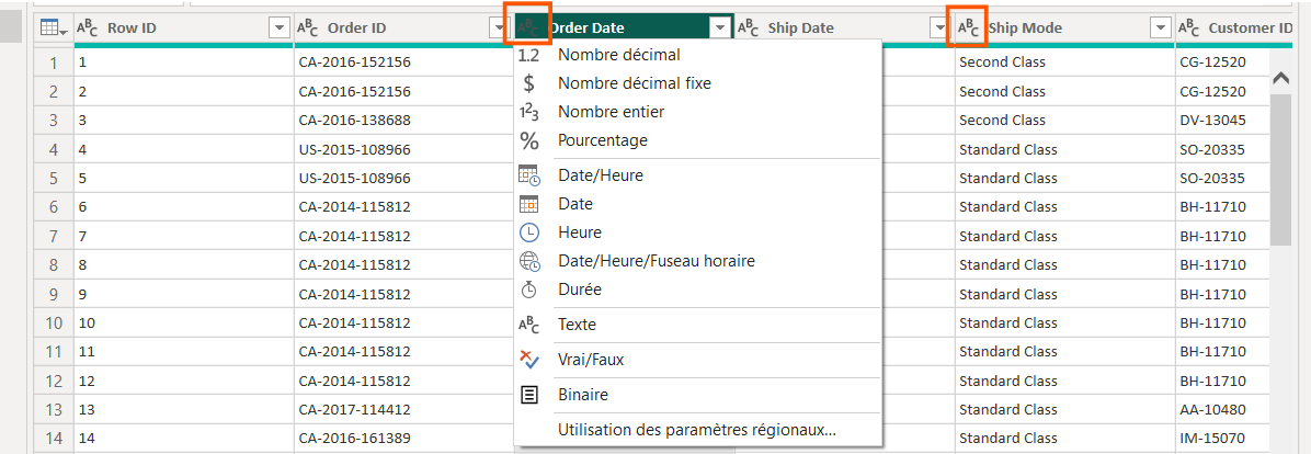 Ruban Power BI