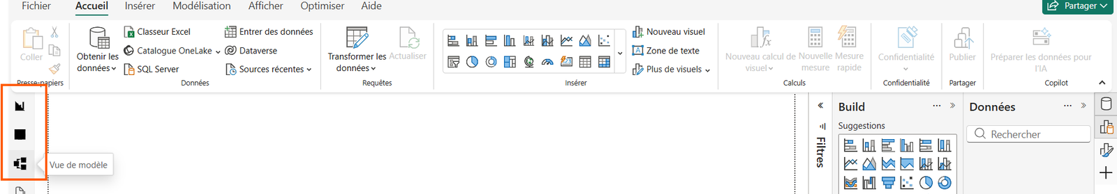 Ruban Power BI